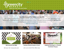 Tablet Screenshot of greencitymarket.org
